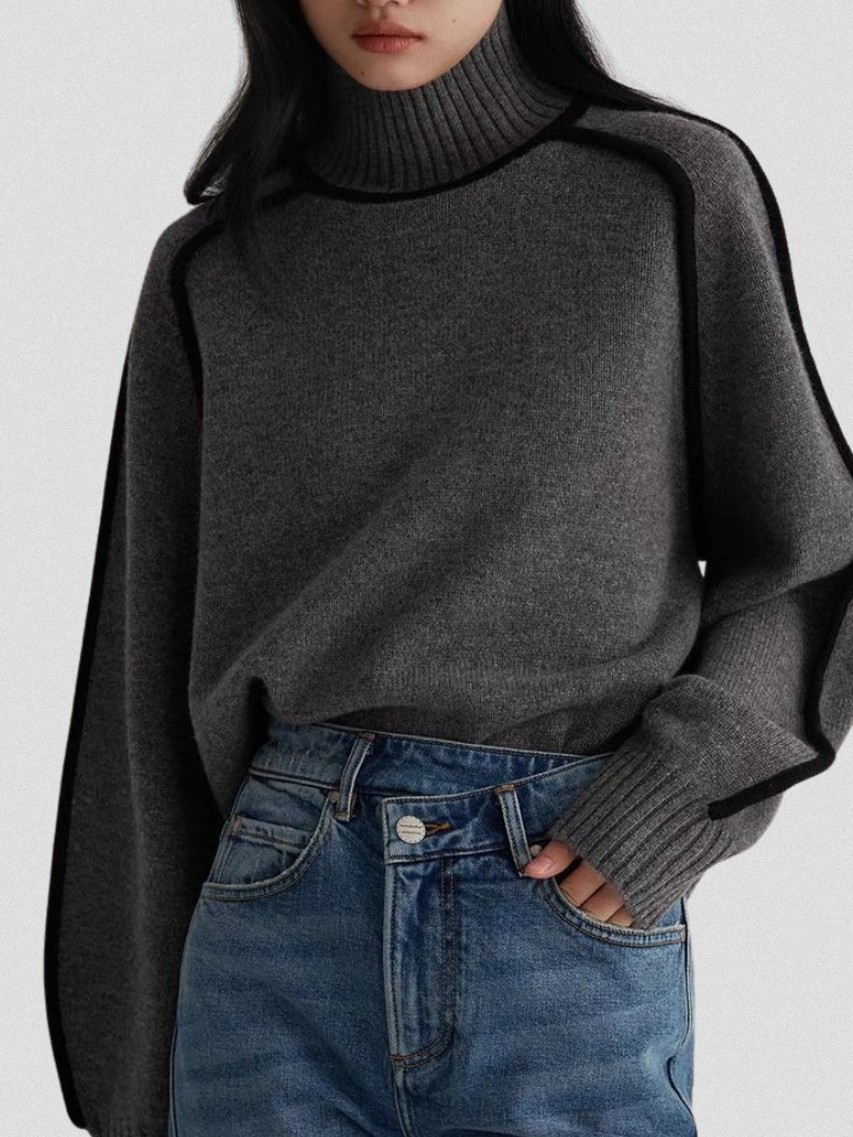 ELOISE CONTRAST SWEATER