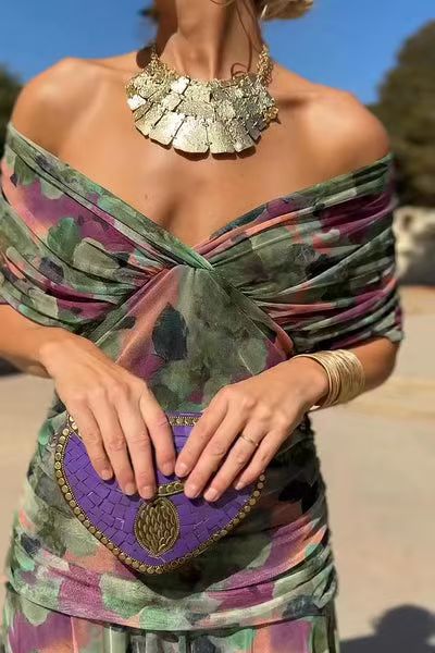 Brittany | Elegant Dress with V-Neckline