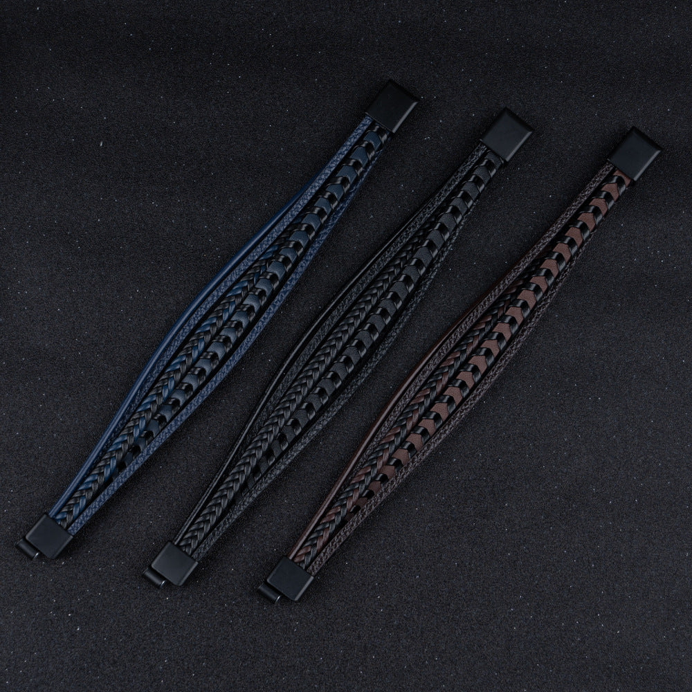Cora™ - ADJUSTABLE WOVEN BRACELET WITH VIKING DESIGN