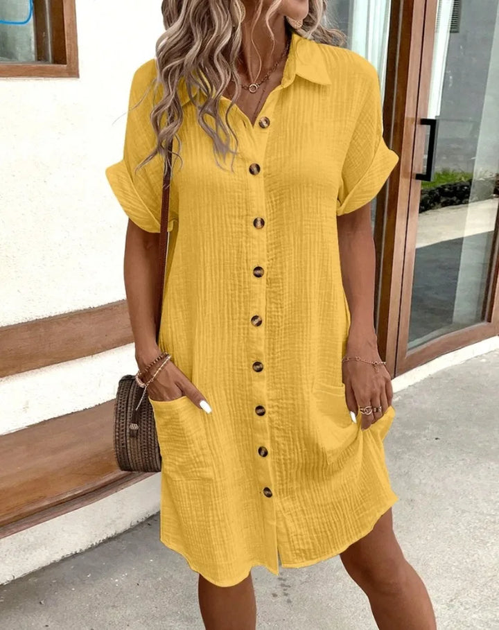 Olivia | Elegant Shirt Dress
