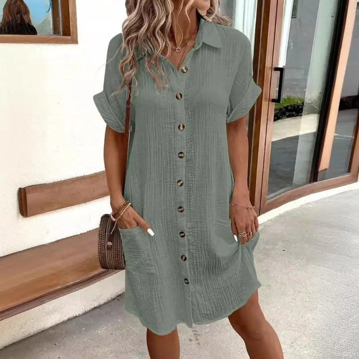 Olivia | Elegant Shirt Dress