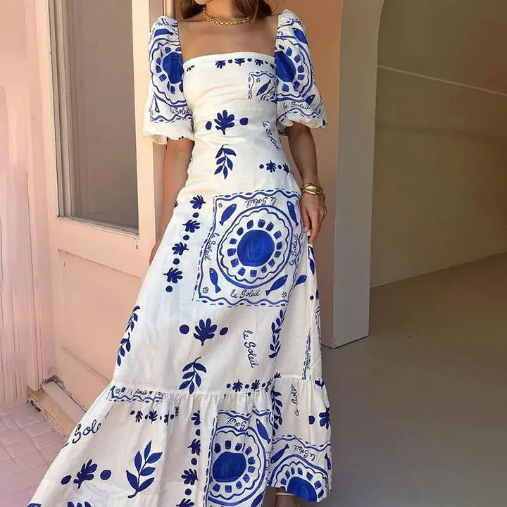 Hadley - Pleated Maxi Dress