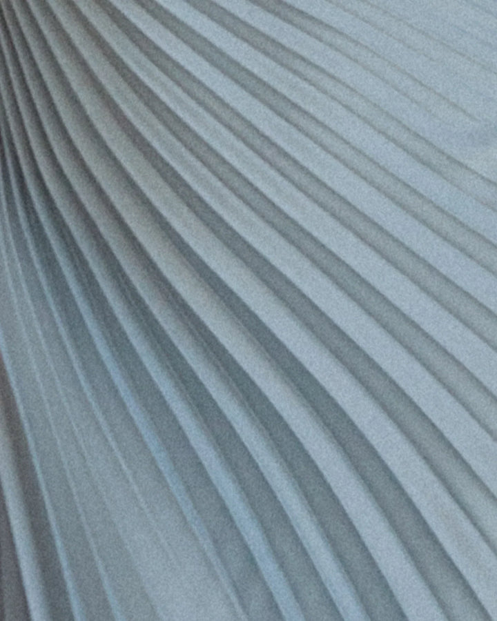 Delfina - Satin One-Shoulder Pleated Gown Maxi  Dress