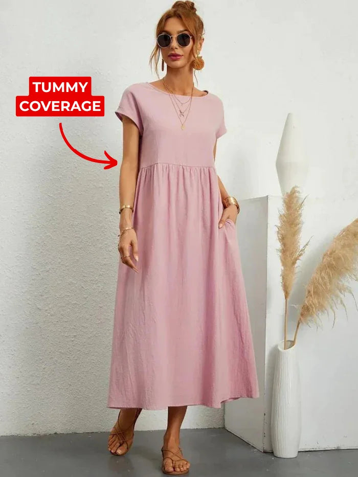 Whitney | Elegant Tummy Coverage Dress