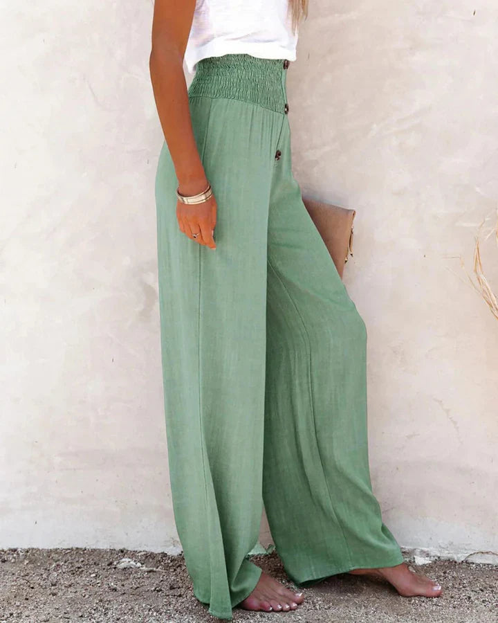 Yasmine - Women’s Cotton Linen Loose Casual Pants
