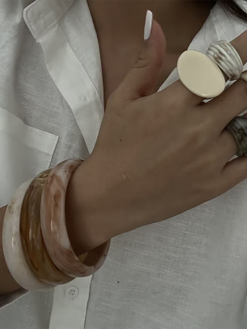 Vintage Ethnic Marble Bracelet