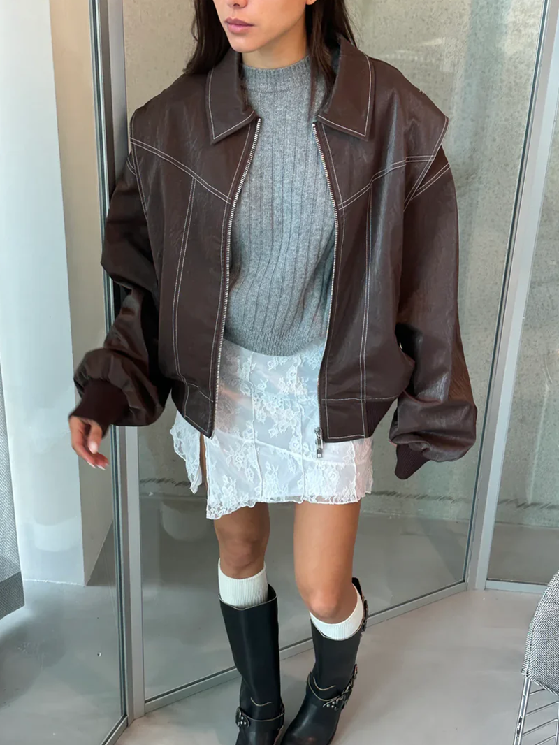 Oversized Contrast Jacket - Limited Sale