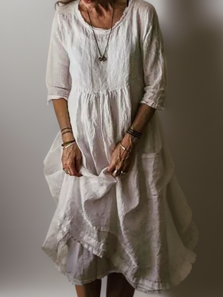 Carolien | Maxi dress with loose round neck