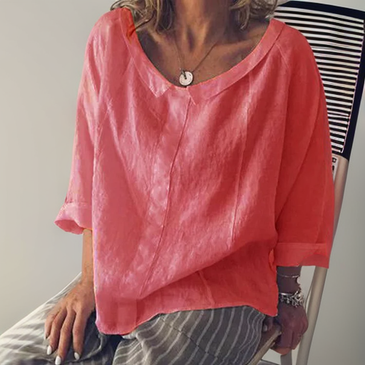 Kadia | Loose Long Sleeve Blouse