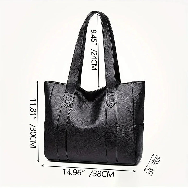 Xanthe | Classic Large Capacity Vegan Tote Bag
