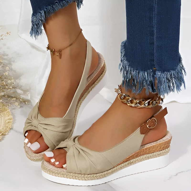 Julia - Ergonomic Bow Sandals