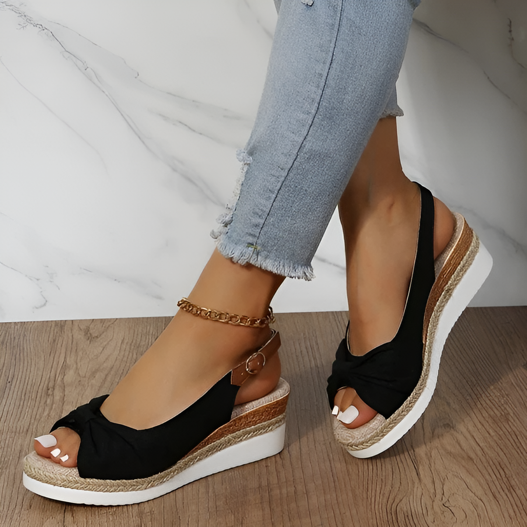 Julia - Ergonomic Bow Sandals