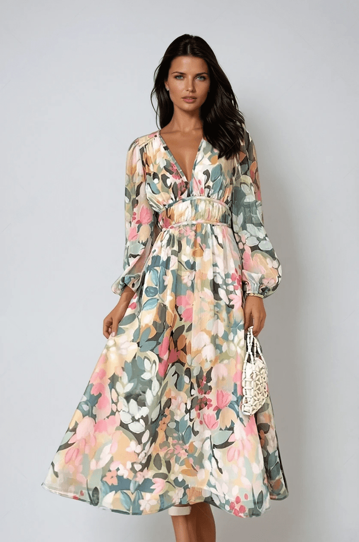 Rachel | Elegant Floral Dress